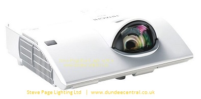 short throw projector for hire dundee